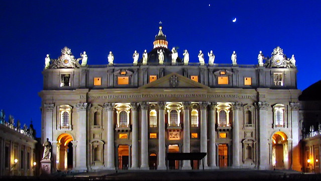 Roma, Vaticano blue hour