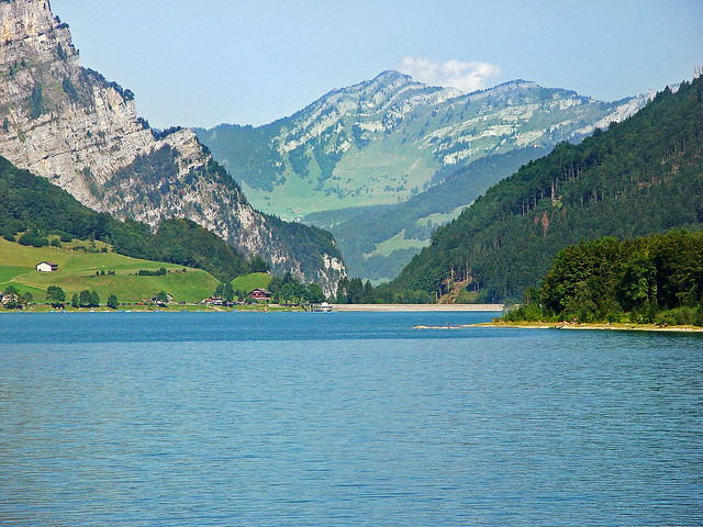 View of the Klöntalersee