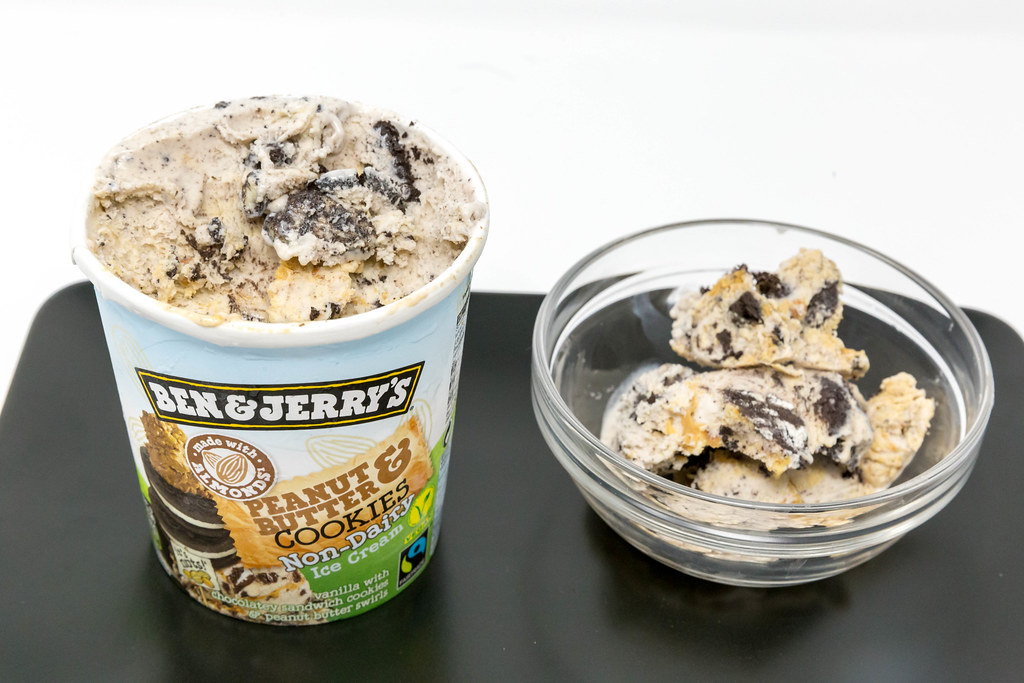 Vegan Ben and Jerrys Ice Cream with peanutbutter and cooki… | Flickr