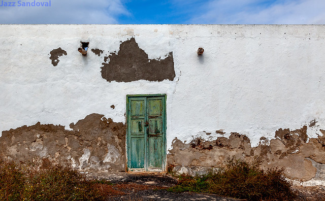 Puerta verde. 02. Tinajo, Lanzarote, diciembre, 2017.
