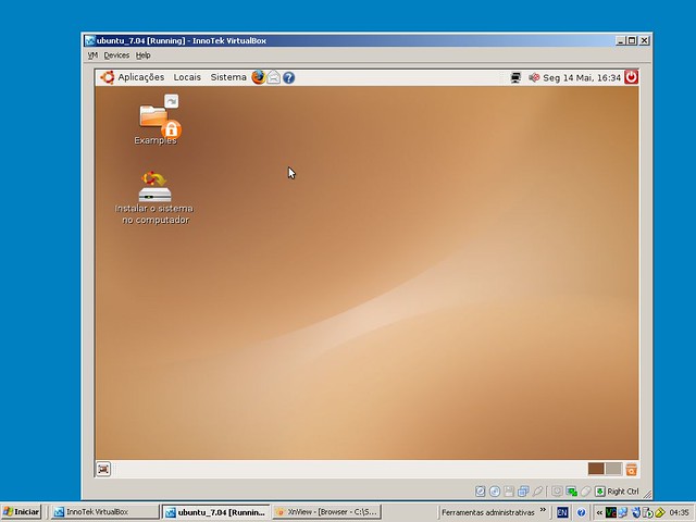 Ubuntu Feisty on the MS Windows