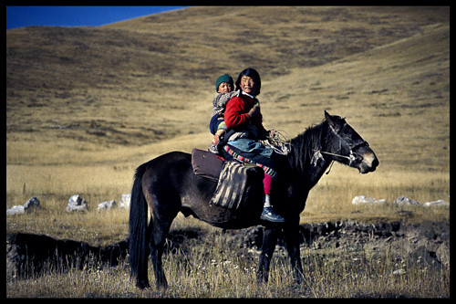 Nomads in Tibet