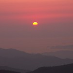 Sunset form Oishi Mt.