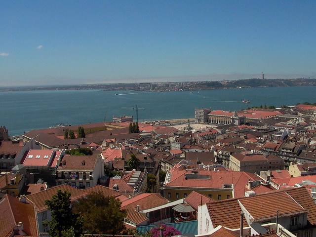 Lisbon seen from the Castle