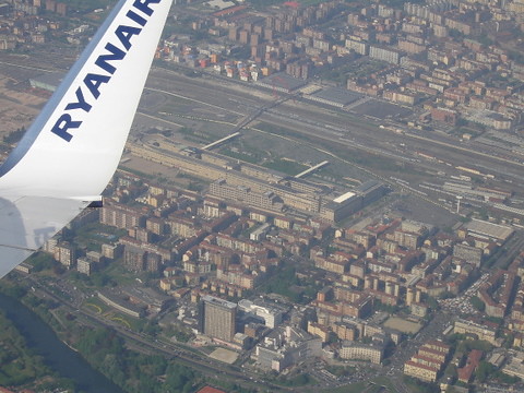 Ryanair over Turin