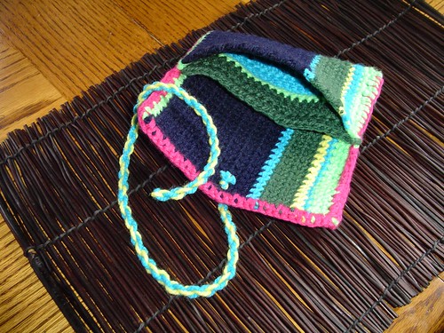 Clutch Purse | I had a bunch of scrap yarn, not enough to ma… | Flickr
