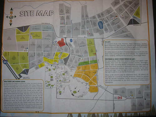 Bannaroo Map Bonnaroo 2007 Map | Gene Martel's | Flickr
