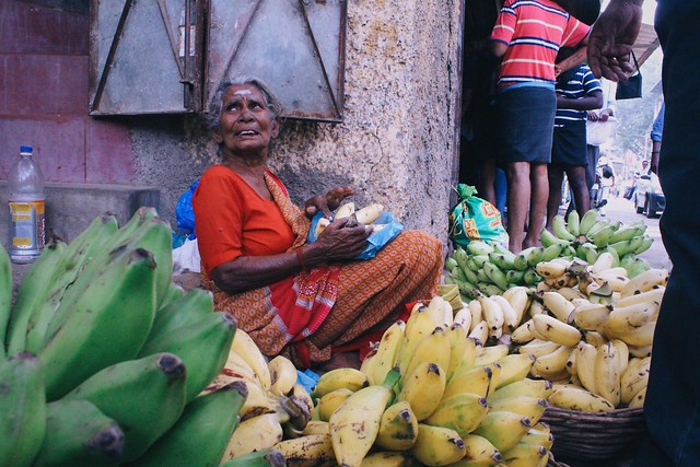 Banana vendor.
