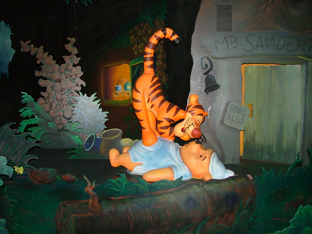 Walt Disney World Orlando Florida theme park and rides Fantasyland Pooh s Hunny Hunt  DSCF2464