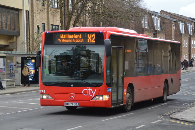Oxford Bus Company 878 - BT09 GOJ (X2 Oxford, St Aldates) 16-02-2017