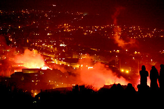 Lewes Bonfire Night 2007 - Burning Town and Hillside Watchers | by Dominic's pics