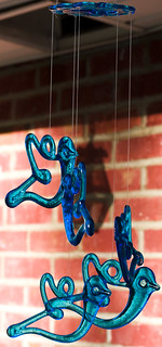 Blue hanging Wind Chime