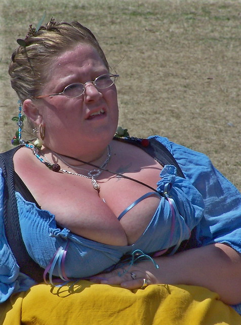 Granny's got her boobs out., Medieval Fair Norman, OK