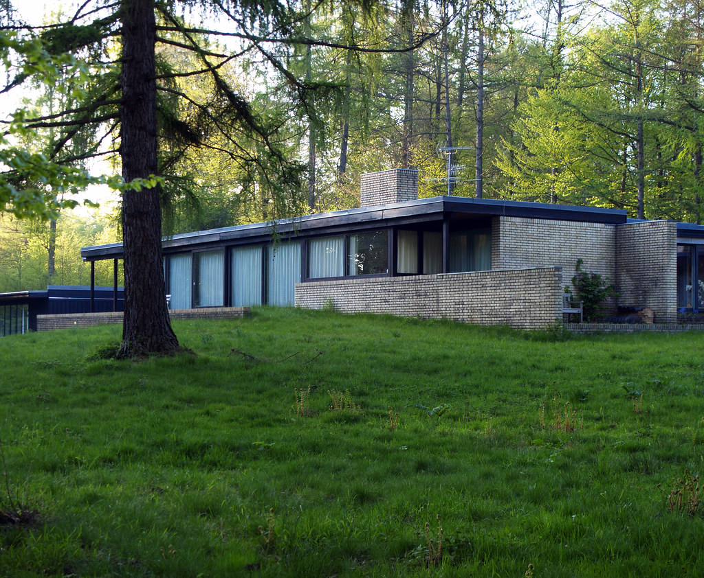 jørn utzon, architect's own house, hellebæk, 1950-1952