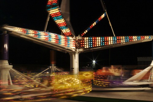 Carnival Ride at Night
