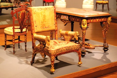Egyptian Style Furniture 1870s The American Collection Al Flickr