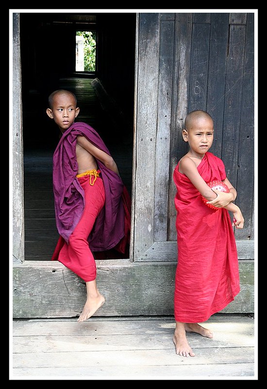 Young monks by JRodrigues.