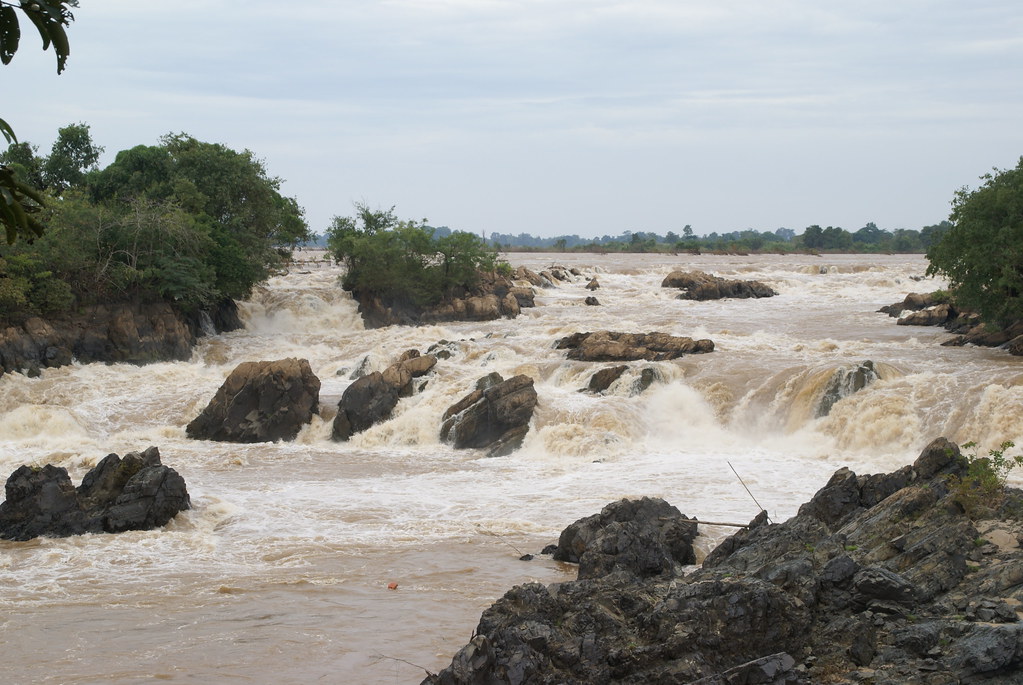 Laos: Si Phan Don | Somphamitwasserfall bei Don Khon, auch T… | Flickr