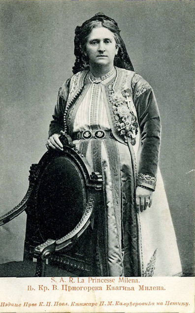 Königin Milena von Montenegro, Queen of Montenegro