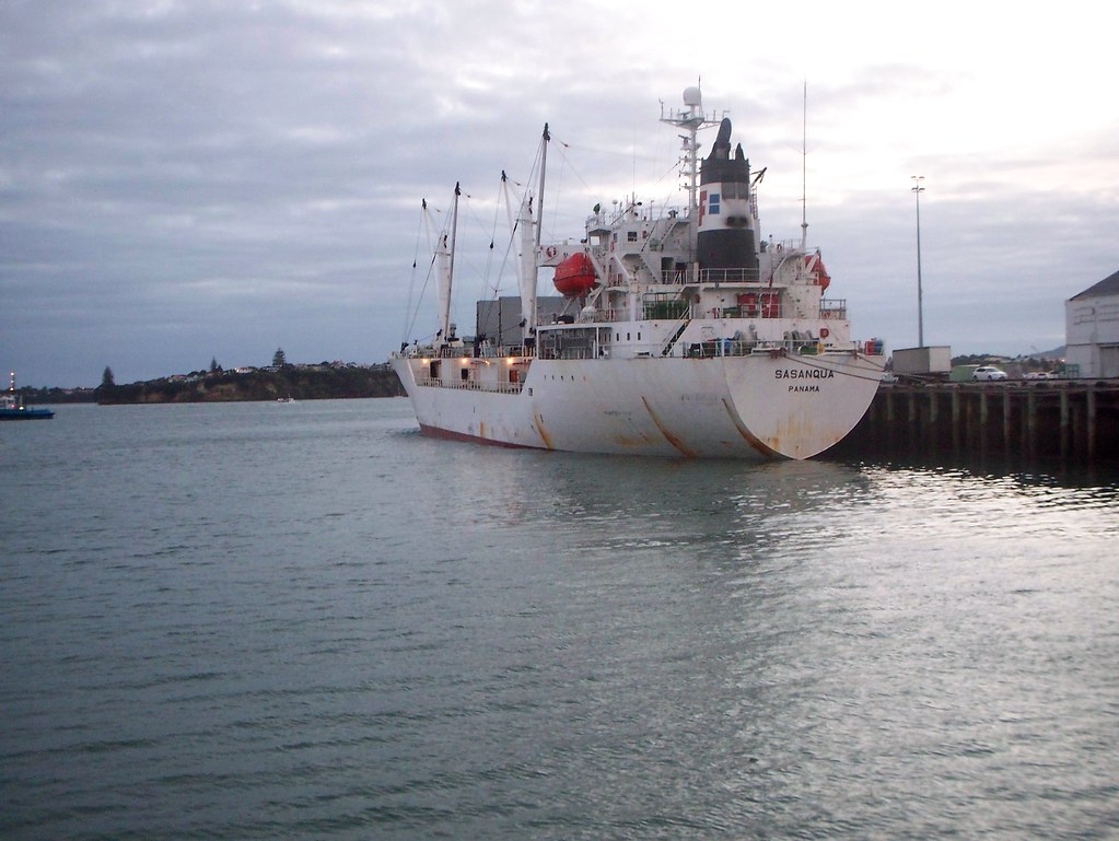 Ship in Auckland