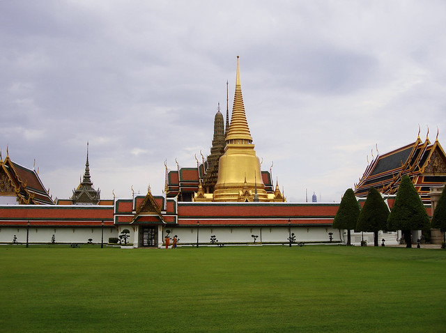 Western side of Wat Phra Kaew, viewed from within the grounds of the Grand Palace