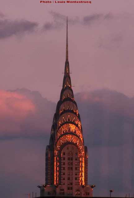 Chrysler Building at sunset