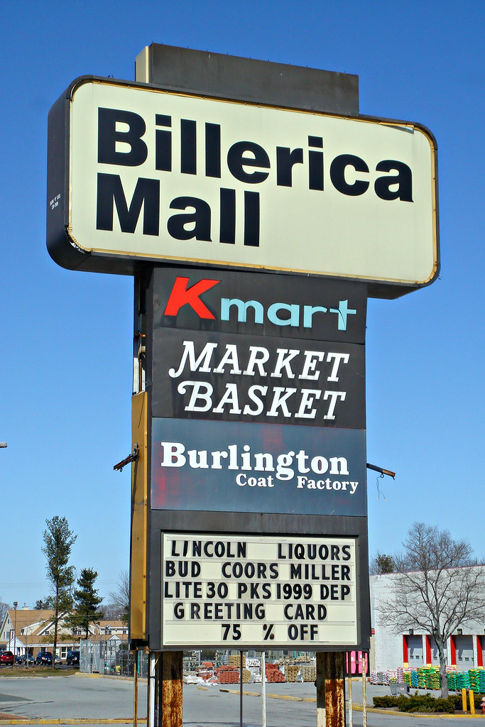 Billerica Mall Sign