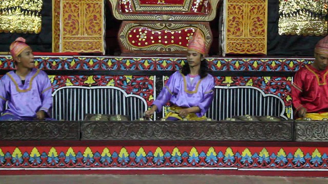 Traditional Minangkabau musicians, Bukittinggi, Sumatra