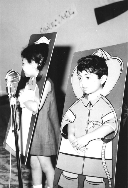 Nurse and Firefighter in Kindergarten, Hekmat International School, Tehran, Iran (Persia), 1970