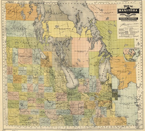 Map of Manitoba (1900) | Bulman Bros. & Co. Map of Manitoba … | Flickr