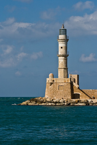 Chania lighthouse by macropoulos