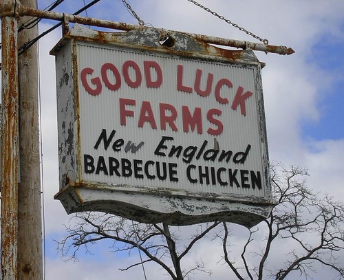 A bad sign for Good Luck Farms | The restaurant is gone, but… | Flickr