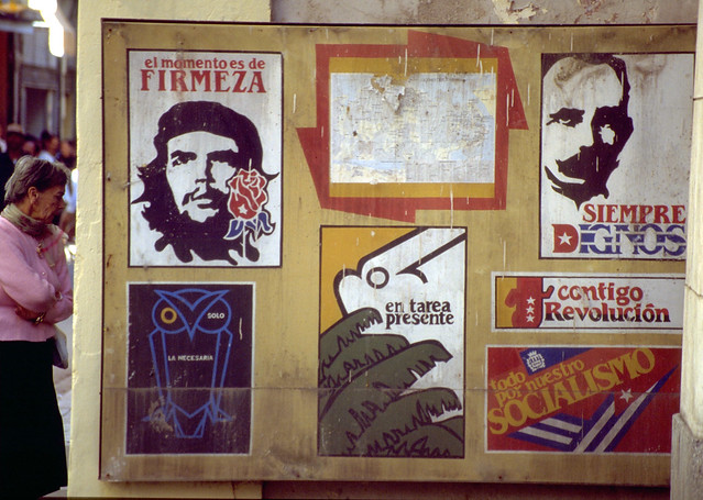 A Socialist Display, Obisto, Havana, Cuba