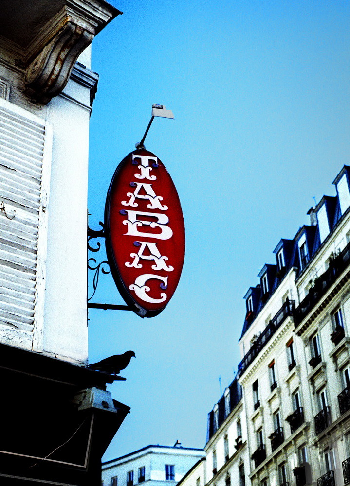 Tabac sign, Paris | Crossprocessed Agfa Precisa 100 | slimmer_jimmer ...