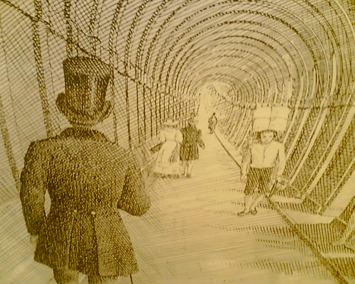 Wapping tunnel illustration | by mafunyane_pics