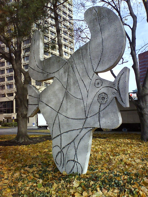 sculpture on MIT campus
