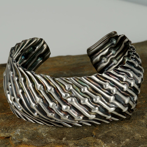 Recycled Sterling Silver Cuff Bracelet | Raminta Jautokas | Flickr
