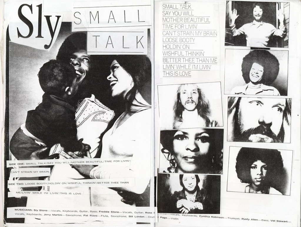 Sly and The Family Stone Fresh and Small Talk Zine, 1994, … | Flickr