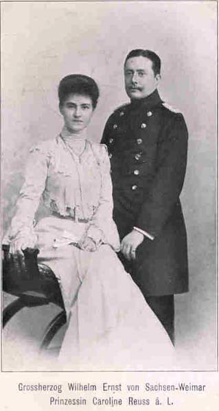 Großherzogpaar von Sachsen Weimar