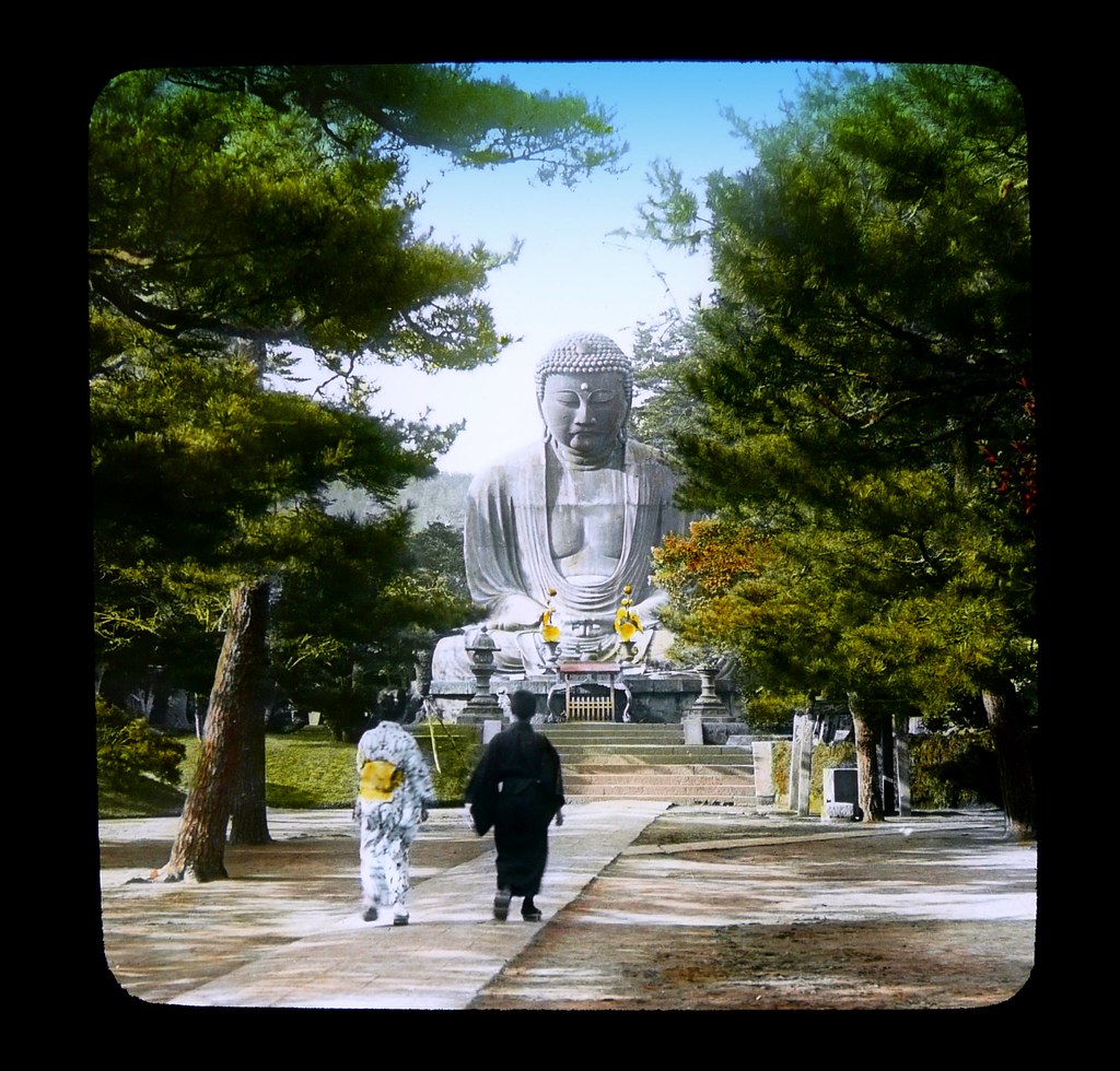 THE GREAT BUDDHA AT KAMAKURA