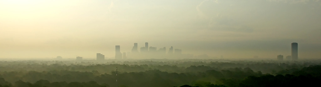 Houston In The Fog by baldheretic
