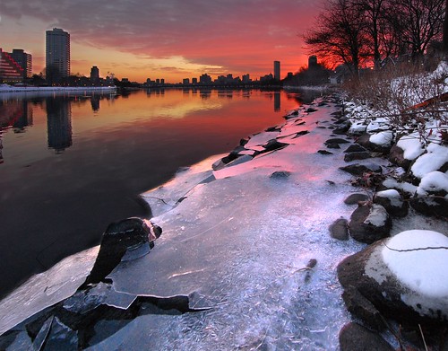 snow ice boston sunrise river dawn gimp charles blended hugin naturesfinest lighttobits maybecalendar