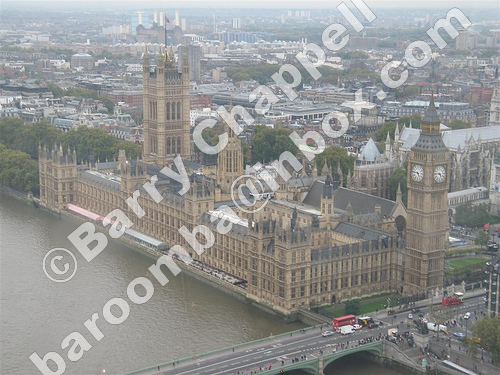View of Westminster from the London Eye