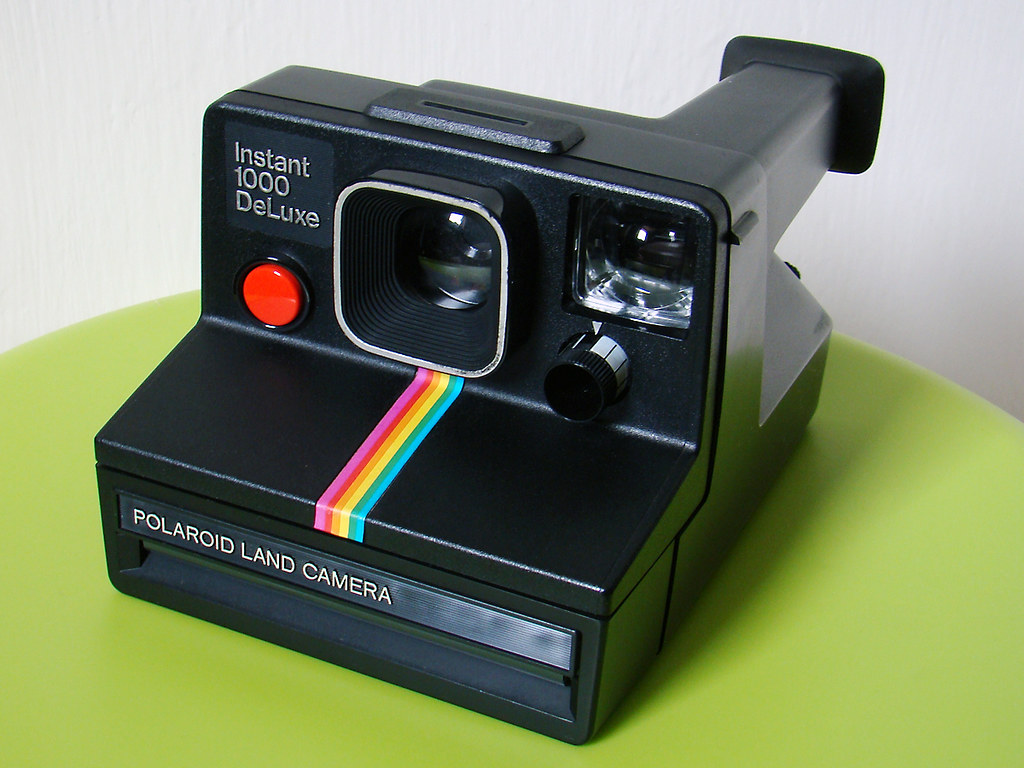 Polaroid Land Camera Instant 1000 DeLuxe - I | lash tan | Flickr