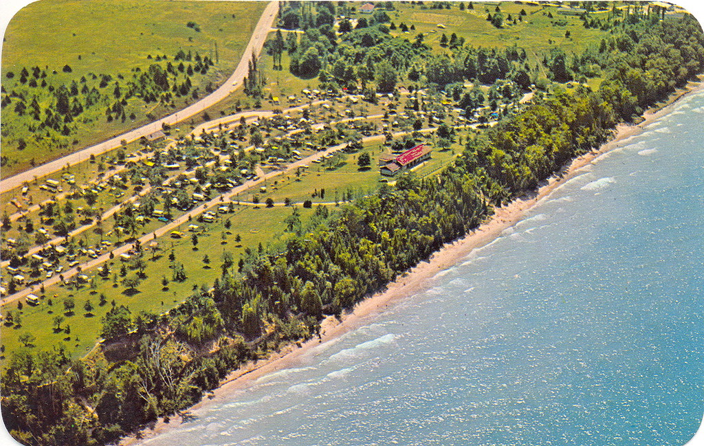 Manistee MI Aerial View Lake Michigan Shorelina at Orchard… | Flickr