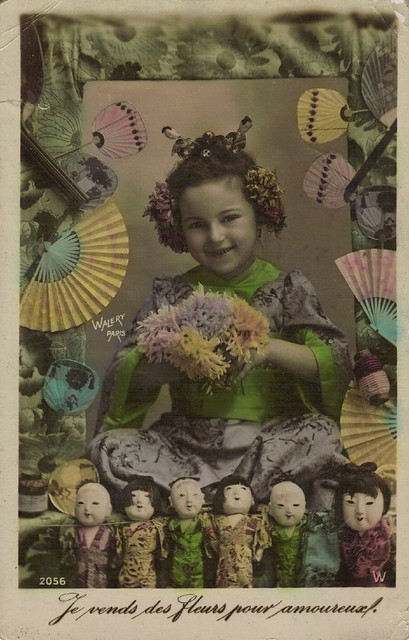 Little Geisha with Dolls