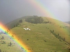 Double Rainbow Over Mount Sentinel, Missoula, Montana