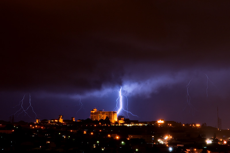 Lightning at The Royal by Chaval Brasil