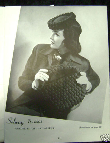 Vintage Knitting Patterns (cute bag!)