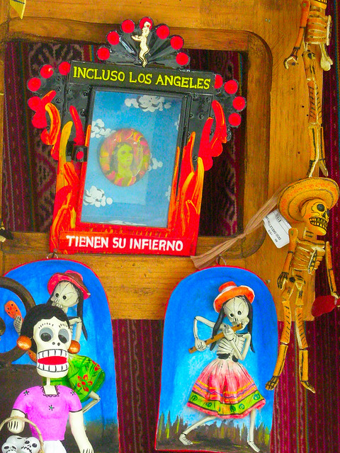 Day of the Dead Window Display